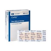 Adhesive Strip Curity 1 X 3 Inch <br> Plastic Rectangle Sheer Sterile<br> (50/BX 72BX/CS) <br> Cardinal 44119