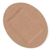 Adhesive Strip Curity <br>  1 X 1-1/4 Inch Fabric Oval Tan Sterile<br> (50/BX 24BX/CS) <br> Cardinal 44109