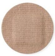 Adhesive Spot Bandage Curity <br>  7/8 Inch Fabric Round Tan Sterile<br> (50/BX 24BX/CS) <br> Cardinal 44107