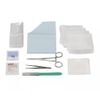 12 Piece Incision and Drainage Tray<br> with Drape, Fenestrated, 13.5" x 8", 4" x 4" Gauze,<br> Forceps, 4-5" Wire, 20/cs <br> Cardinal 25006-010