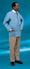 	Lab Jacket, SMS, Knit Collar, <br>Knit Cuffs, Snap Front, Large, Blue, 25/cs <br> Cardinal 2201LJ
