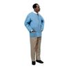 Lab Jacket, SMS, Knit Collar, Knit Cuffs,<br>Snap Front, Medium, Blue, 25/cs <br> Cardinal 2200LJ
