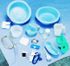 6 Piece Minor OR Single Basin Kit <br> including Ring Basin, 7QT and CSR Wrap, <br>54" x 54", 5/cs <br> Cardinal 13752-630