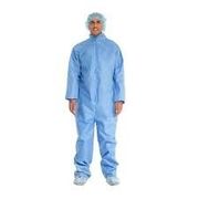 Coveralls, Open Cuff/Ankle,<br>  Medium Weight, Universal, Blue, 24/cs <br> Cardinal 1200CV	
