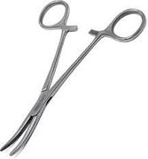 Kelly Hemostatic Forceps, <br> Curved, 5.5" <br> Vetone 624008