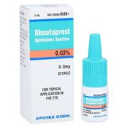 Bimatoprost Ophthalmic Solution <br> 0.03% Bottle 5mL Each<br> Apotex 60505058301