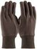 Jersey Work Gloves, Brown<br> 12 Pair/Pack <br> Bunzl 629208085