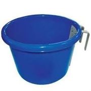 8 Quart Plastic Bucket <br>  w/ Hanging Bracket , 5/Case <br> Coburn P8HB-06