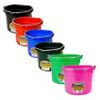 8 Quart Plastic Flat-Back Bucket <br> 12/Case <br> Coburn P8FB-06