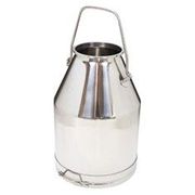 80# SS Milking Bucket <br>  w/ Long Handle (34 liter), each <br> Coburn 140408