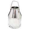 80# SS Milking Bucket <br>  w/ Long Handle (34 liter), each <br> Coburn 140408