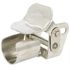SS Snap Clamp <br> up to 1" OD , 10/Pack <br> Coburn 140105