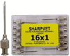 Sharpvet Hypodermic Needle <br>  SS 12 x 1 Round Hub<br> 12/Box , 100 Box/Case <br> Cotran Animal Health 15-122