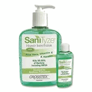 SaniTyze Waterless <br> Moisturizing Antimicrobial Gel, <br> 18oz , 16/Case <br> Crosstex JWGP