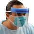 Wrap-Around Face Shield, <br> 3/4 Length, Clear , 24/Box <br> Crosstex GCSS