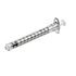 EZ Dose 1mL Luer Lock Syringe<br> 100/Box <br> Air-Tite Products 21EZ-0103000001