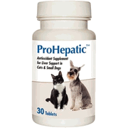 ProHepatic Supplement <br> Cat/Small Dog, 30/Bottle <br> ANIMAL HEALTH OPTIONS 108