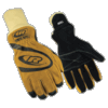 Structural Leather / Kevlar Utility Gloves<br>  X-Small Yellow / Black Each <br> Ansell 631XS