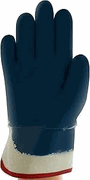 ActivArmr Cotton/Nitrile <br> Cut-Resistant Gloves <br>X-Large Blue/White 12/Bg <br> Ansell 27-607-10