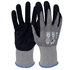 Cotton / Neoprene Cut-Resistant<br>  Gloves Black / Grey 6/Bag <br> Ansell 19-024-10