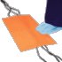 Cord Cover Trip-No-More <br>  Orange8"x36" 75/Case <br> Ansell Sandel 2303