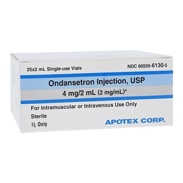 Ondansetron Injection 2mg/mL SDV 2mL 25/Box Apotex 60505613005