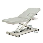 Open Base, Power Imaging Table <br>with Window Drop and Adjustable Backrest <br> LXWXH  72"X27"X)18"-35") <br> Clinton 85200