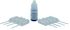 Oral Adhesive, 2 mL Bottle <br> w/ Autoclavable Tray and 20 Pipettes, <br> Violet , 3 Packs/Case <br> GLUSTITCH P-ACRYL2V