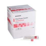 Oral Swabstick <BR> Foam Tip Untreated <br> 250/Box <br> MC 4832