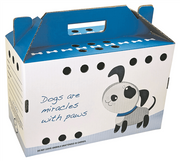 Pet Caddie Pet Carrier,<br>  Cardboard, 9" x 18" , 12/Pack <br> Vetone 610014