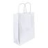 Pharmacy Bag, Paper Twist Handle <br> Flat Bottom, Large 10" x 5" x 13" , 100/Pack <br> Vetone 600145