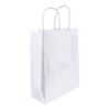 Pharmacy Bag, Paper Twist Handle <br> Flat Bottom, Large 10" x 5" x 13" , 100/Pack <br> Vetone 600145