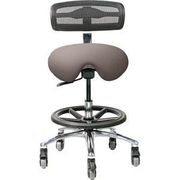 Pivetal Bulldog Stool Neutra <br>Stool with Backrest and Large Base <br> Pivetal 78951589