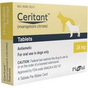 Pivetal Ceritant (maropitant citrate) Tablets<br> 24 mg, 4 Tablets/Blister Pack <br> Pivetal 78949958