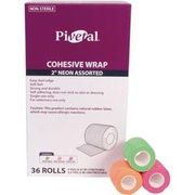 Pivetal Cohesive Wrap 2" x 5 yd, <br> Neon Assortment, 36/Pkg<br> Pivetal 21305561