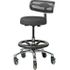 Pivetal Persian Round Stool Carbon<br>Round Stool with Backrest and Large Base <br> Pivetal 78951550