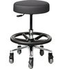 Pivetal Persian Round Stool Carbon<br> Round Stool with Foot Ring <br> Pivetal 78951552