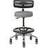 Pivetal Persian Round Stool Plata <br> Round Stool with Backrest and Large Base<br> Pivetal 78951504