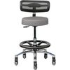 Pivetal Persian Round Stool Plata <br> Round Stool with Backrest and Large Base<br> Pivetal 78951504
