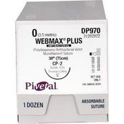Pivetal Webmax Plus Sutures<br> Size 0, DP970, 30" (CP-2), 12/Pkg <br>PIVETAL 21282822 Pivetal Webmax Plus Sutures<br> Size 0, DP970, 30" (CP-2), 12/Pkg <br>PIVETAL 21282822