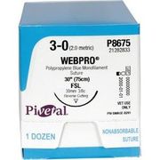 Pivetal WebPro Sutures  <br> Size 3/0, 12/Pkg P8675, 30" (FSL) <br> PIVETAL 21282833