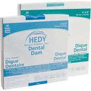 Polyisoprene Dental Dam, <br>6" x 6", Medium Gauge, Blue, <br>Latex-Free, Powder-Free 30/bx , 5 Box/Case <br> Medicom 320DNB-6M