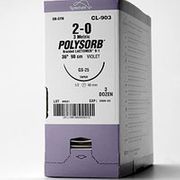 Polysorb Suture <br>4-0 Polyester P-22 Undyed <br>18" Braid 36/Bx <br>Covidien SL1615