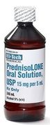 Prednisolone Oral Solution<br> 15mg/5mL 240mL/Bt <br>Akron 50383004224