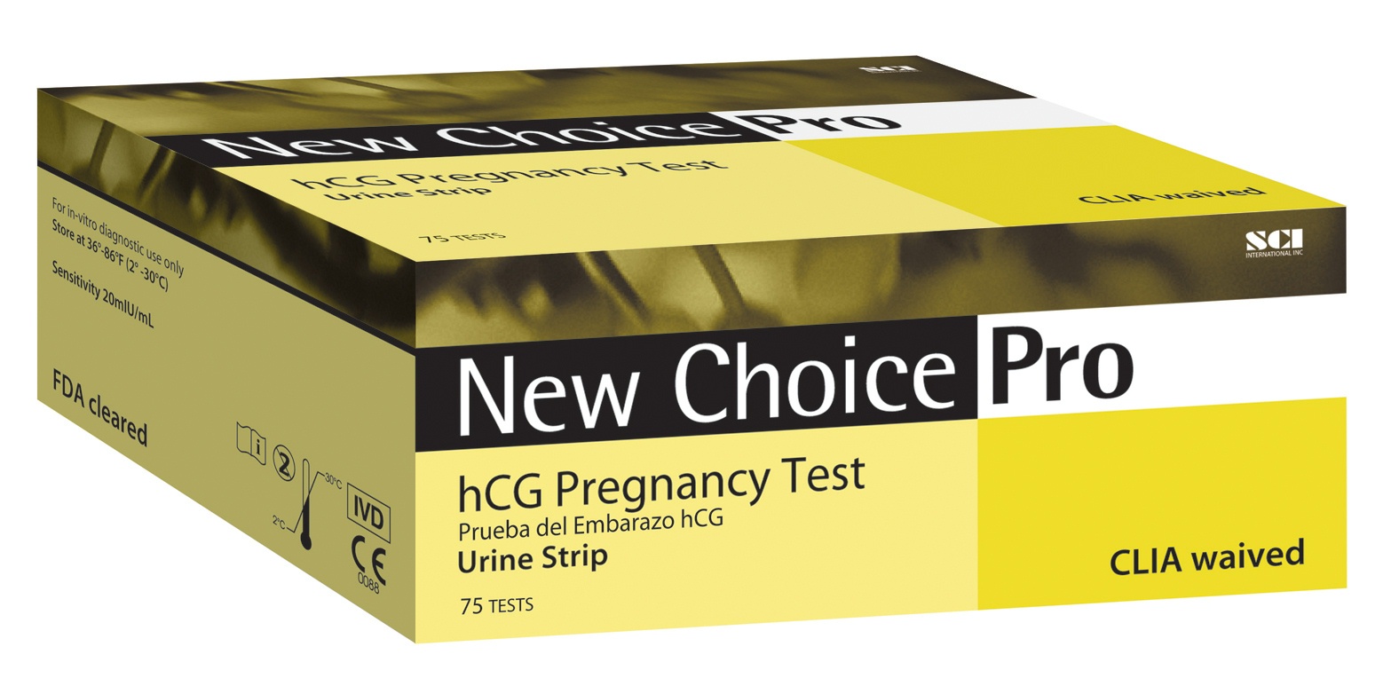 PREGNANCY URINE TEST STRIPS 75 / BOX