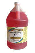 Pro-Tec ChlorSeptic 4% with Aloe Vera, <br>Antiseptic Antimicrobial Skin Cleanser, 1 Gallon <br> Aurora Pharm 59003