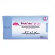 Proview Sterilization Pouch<br> 3.5 in x 5.25 in Blue / White <br> 200/Box , Each <br> Certol PM3554-1