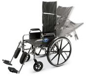  Reclining Wheelchairs <br>RECLINER, EXCEL, <br>22IN, DLA, ELR <br> Medline MDS808650