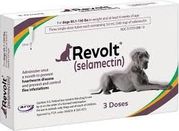 Revolt Selamectin Dog Plum<br>  85.1-130lb , 3/Pack <br> Aurora Pharm 16017