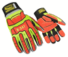 Ringers Kevlar / Flexible Thermoplastic <br> Rubber Extrication Rescue Gloves<br> XX Large Hi Viz Each <br> Ansell 347-12